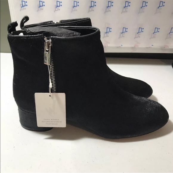 pony hair ankle boots